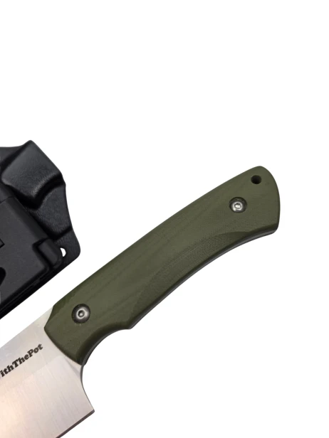 men with the pot chef knife